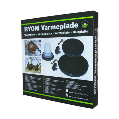 RYOM Varmeplade 24V Large i 35 cm pakning til høns