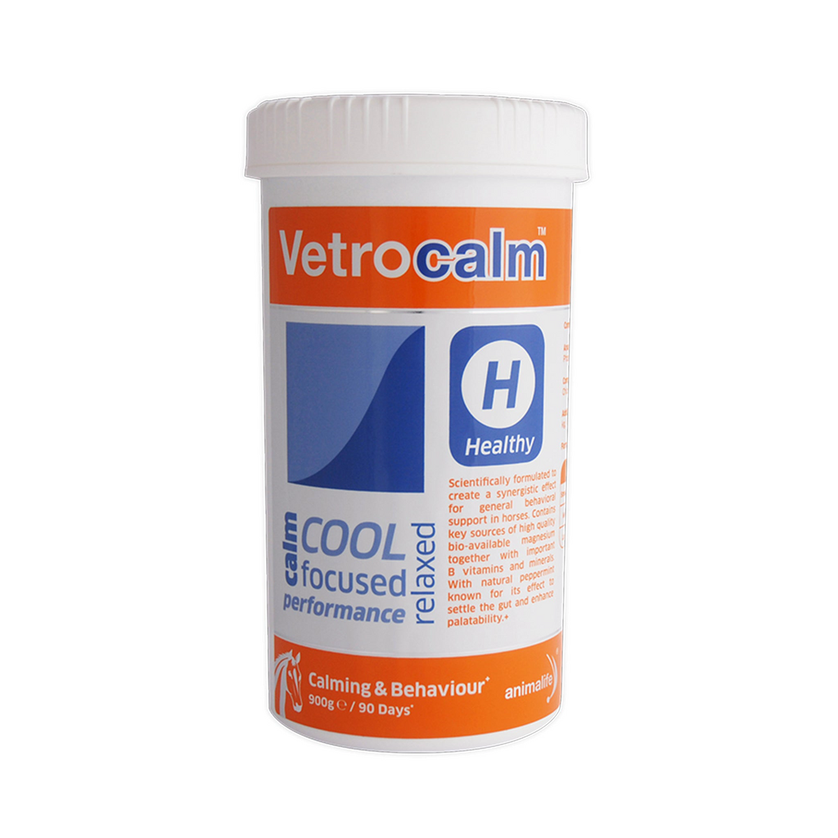 VetroCalm Healthy hestefoder i 900 g pose fra Animalife