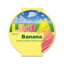 LIKIT Slikkesten Refill Banan hestefoder i 650 g pose