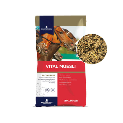 D&H Vital Muesli hestefoder i 25 kg sæk fra Dodson & Horrell