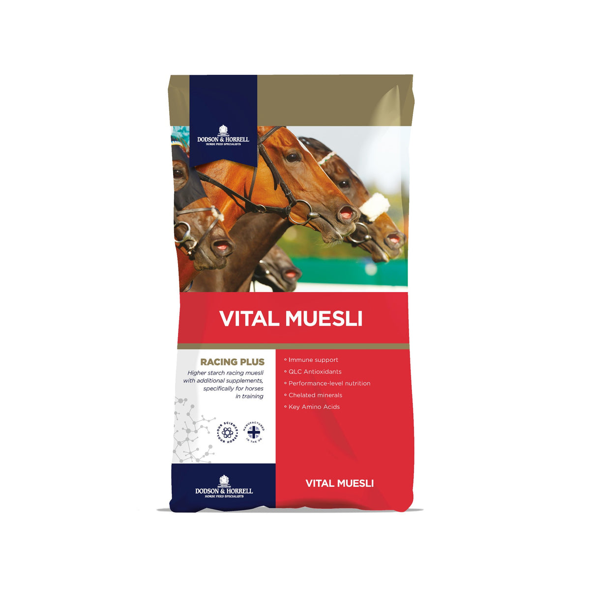 D&H Vital Muesli hestefoder i 25 kg sæk fra Dodson & Horrell – billede 2