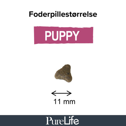 PureLife Puppy Mini / Medium Kornfrit i 2 kg pose til hunde – billede 2