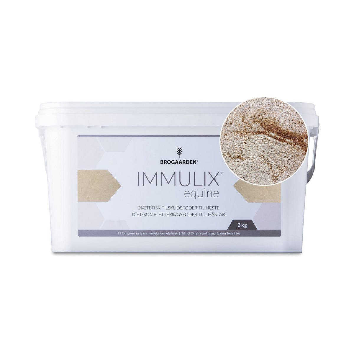 Brogaarden Immulix hestefoder i 3 kg pose