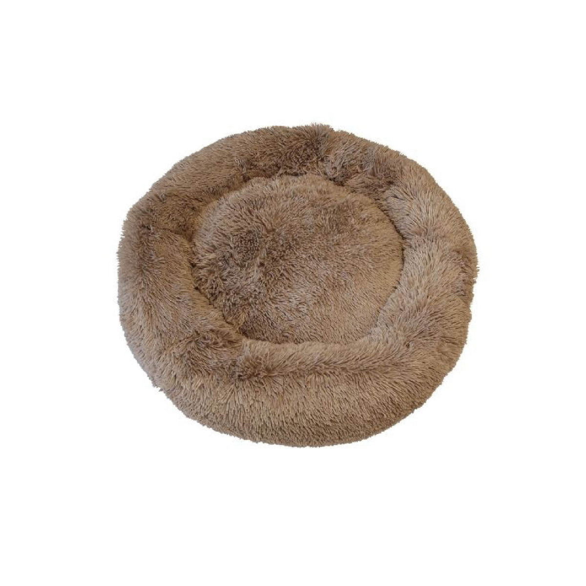 Fluffy hundeseng i brun str. M til hunde fra Meldgaard – billede 2