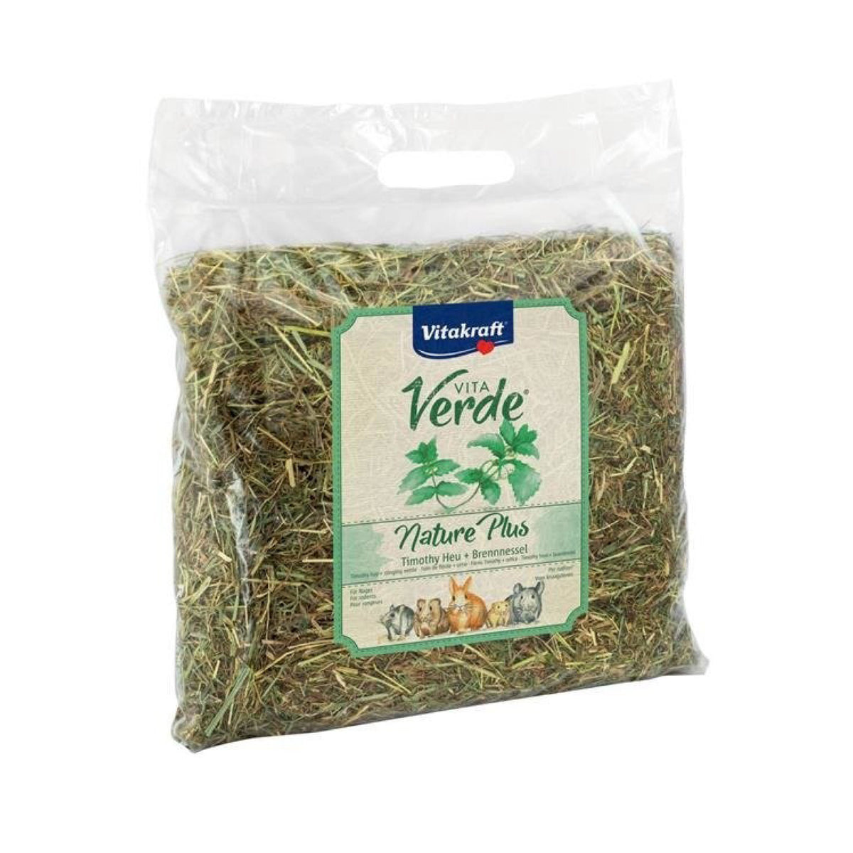 Vita Verde Hø & Brændenælde i 500 g pose til kaniner og gnavere fra Vitakraft