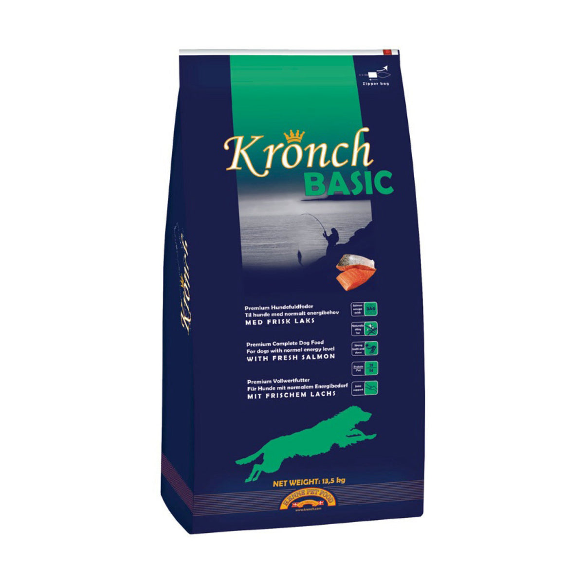 Kronch Basic i 13,5 kg sæk til hunde