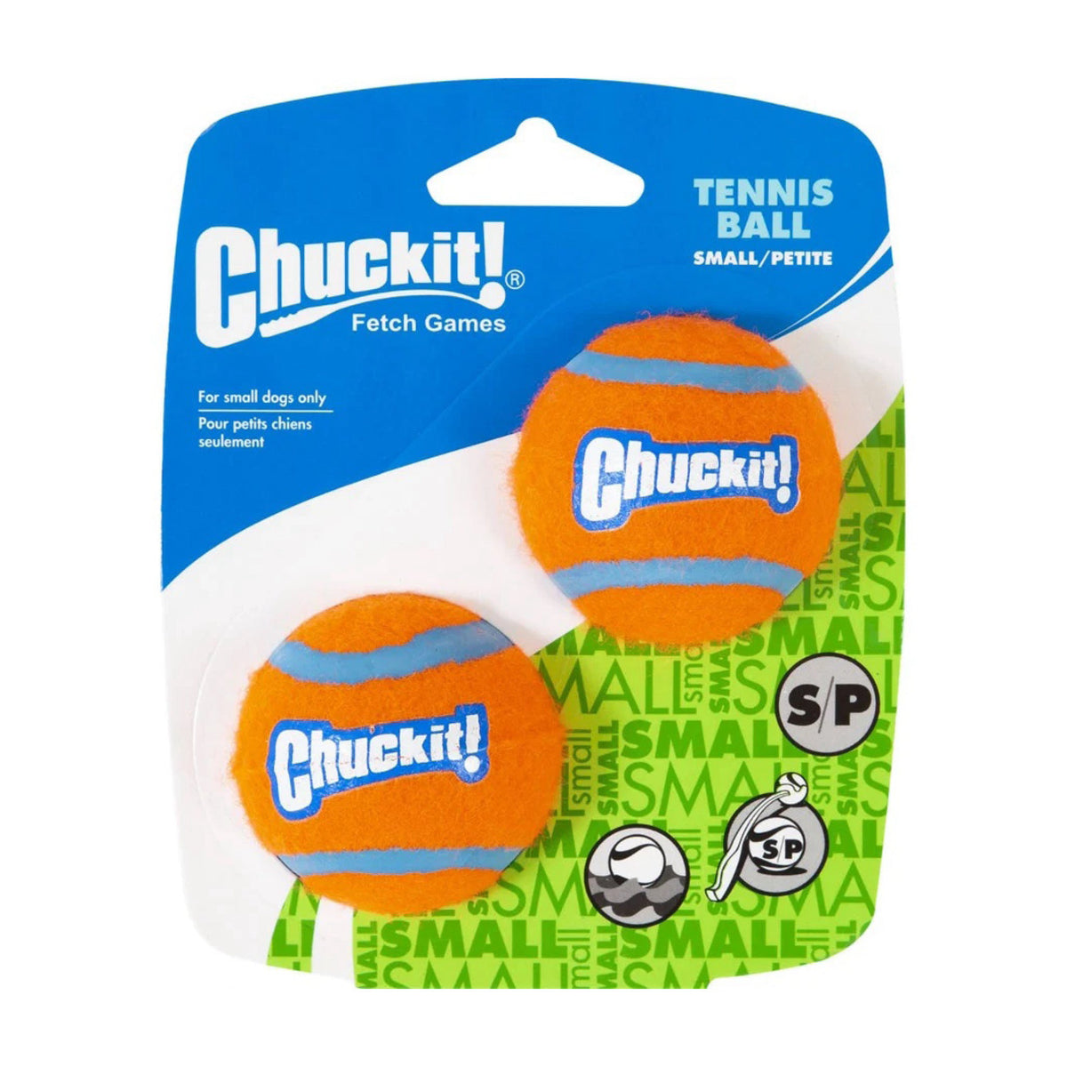 Chuckit Tennisbolde i 2 stk pakning til hunde – billede 3