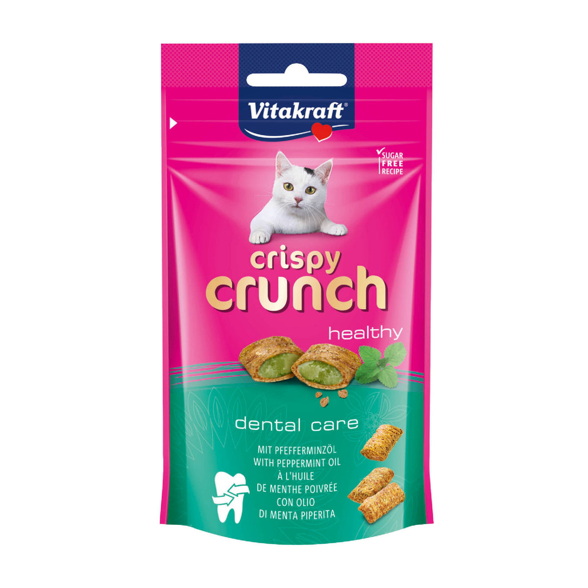 Vitakraft Crispy Crunch Snack Dental Care til katte
