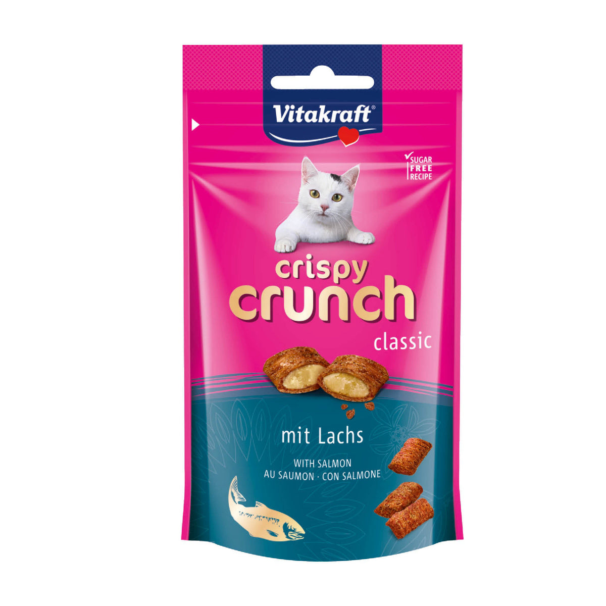 Vitakraft Crispy Crunch Classic Laks til katte