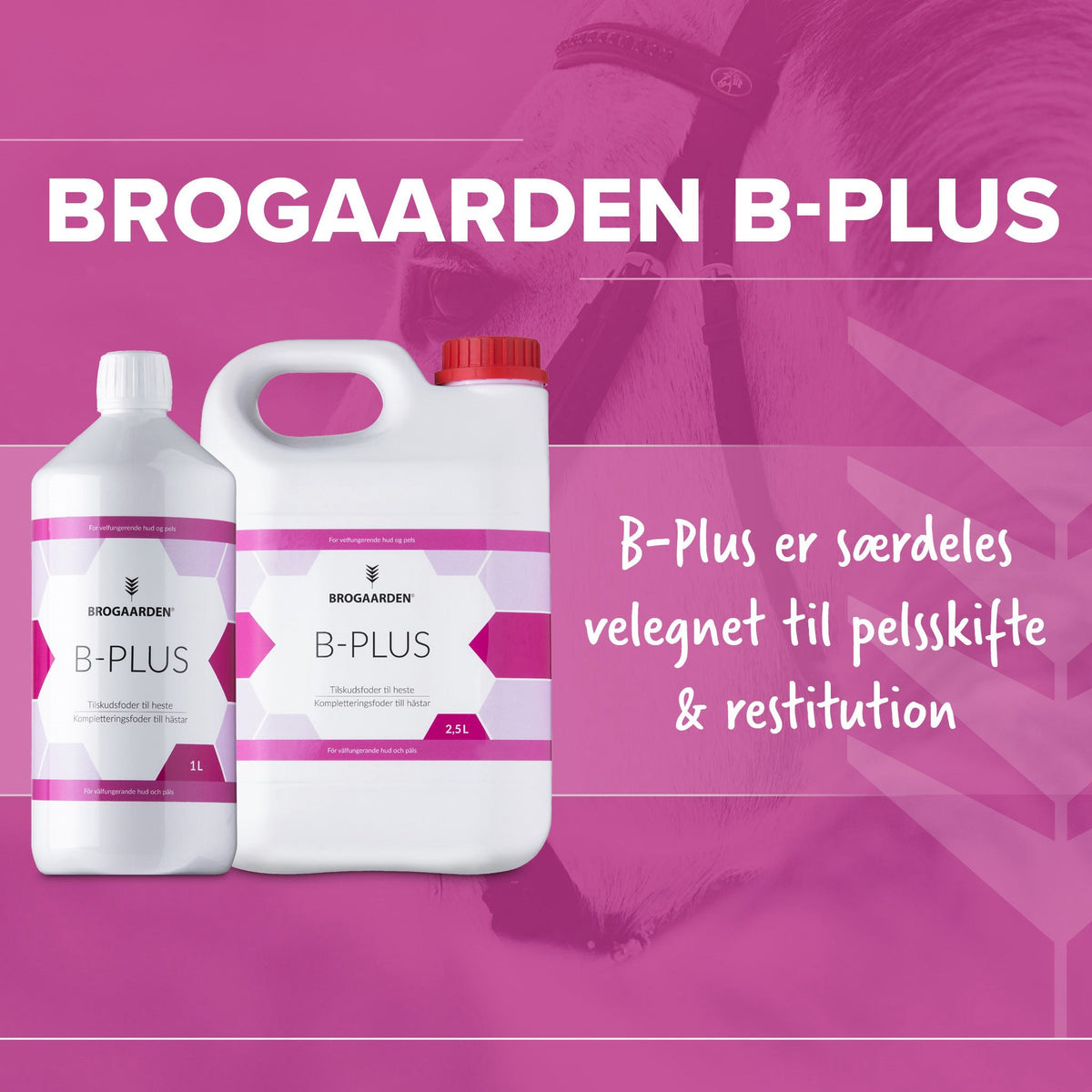 Brogaarden B-Plus 2,5 ltr hestefoder – billede 3