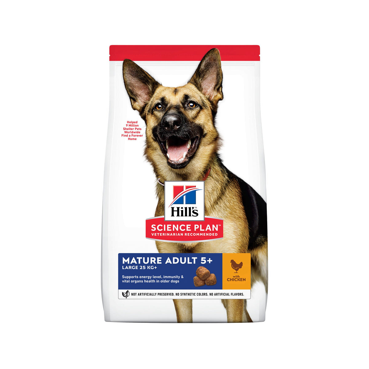 Hill’s Mature 6+ Large Breed i 12 kg sæk til hunde fra Hills