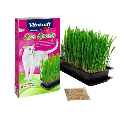 Vitakraft Kattegræs i Bakke i 120 g pose til katte