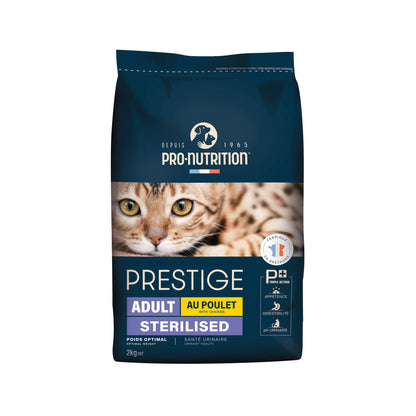 Prestige Cat Adult Sterilised Chicken i 10 kg sæk til katte