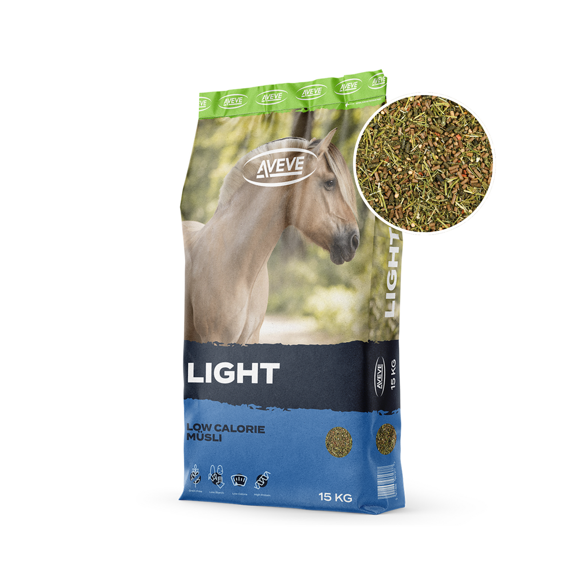 Aveve Light 315 i 15 kg sæk til heste