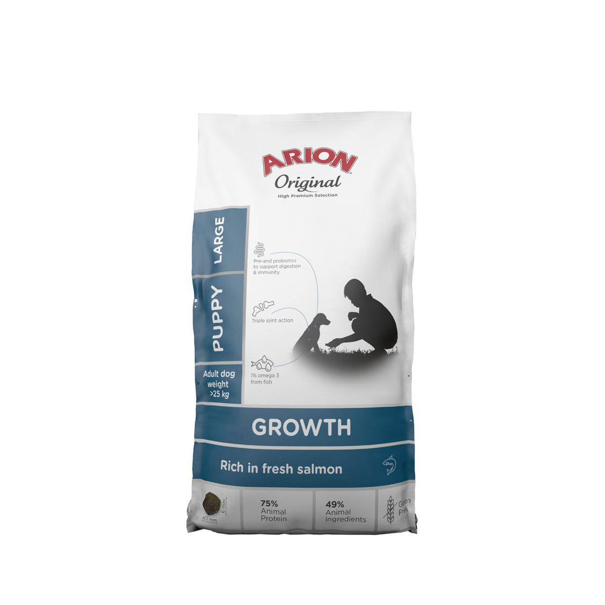ARION Growth Puppy Large Fish i 2 kg pose til hunde
