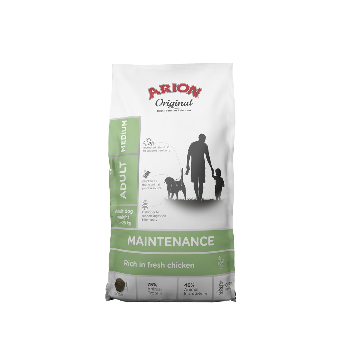 ARION Maintenance Adult Medium Chicken i 2 kg pose til hunde
