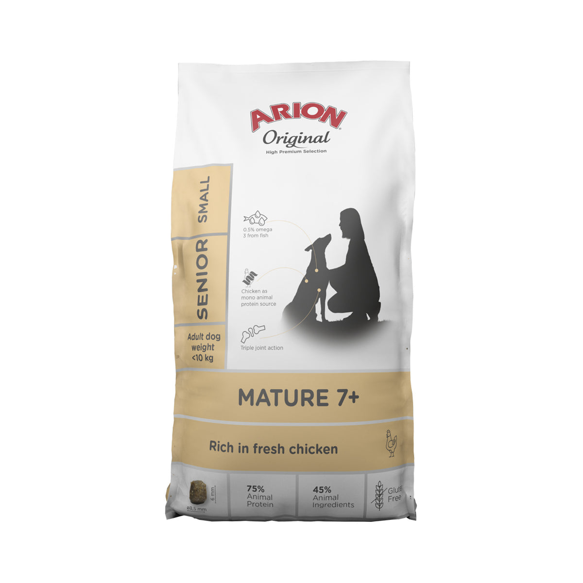 ARION Mature 7+ Small Chicken i 7 kg pose til hunde