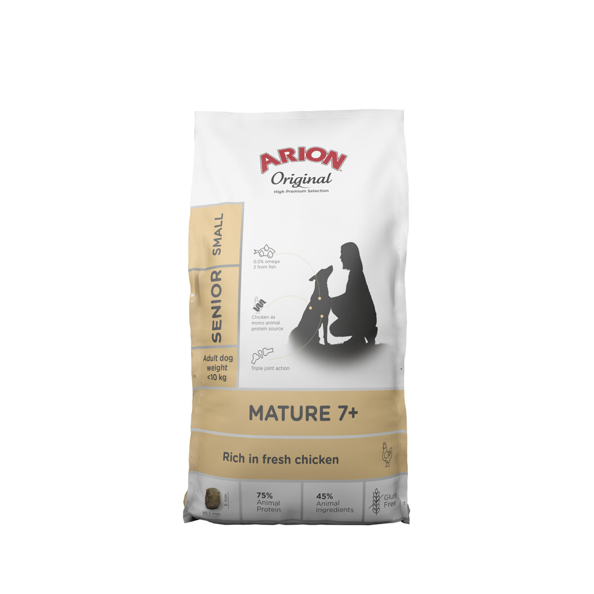ARION Mature 7+ Small Chicken i 2 kg pose til hunde