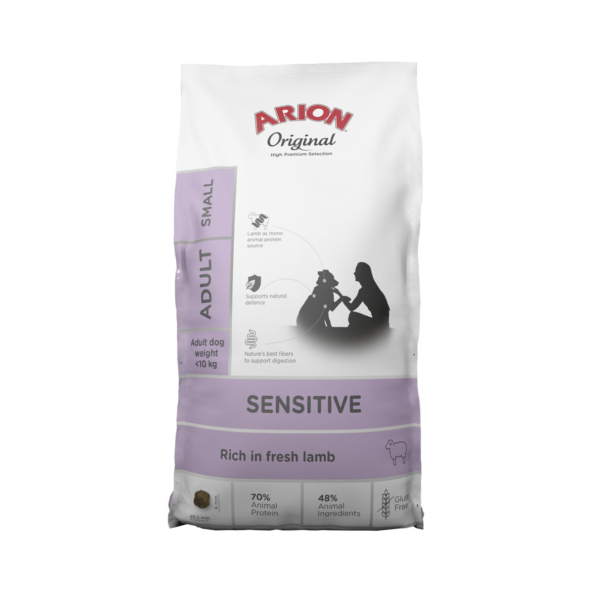 ARION Sensitive Adult Small Lamb i 7 kg pose til hunde