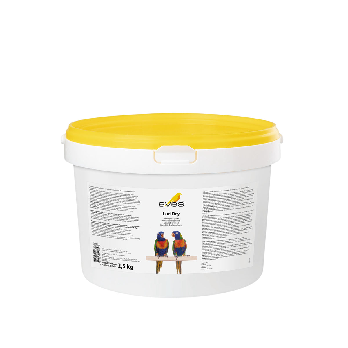 Aves Lori Dry i 2,5 kg pose til høns fra Webber v/Roberto P R Webber
