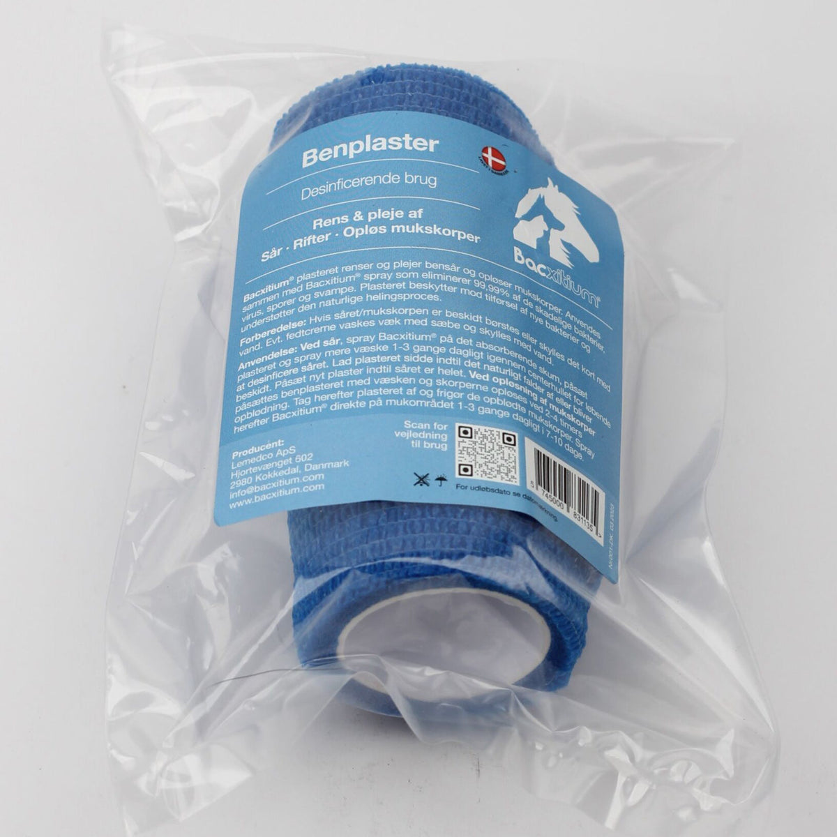 Bacxitium Muk- & Sårbandage Large i 1 stk pakning til heste – billede 2