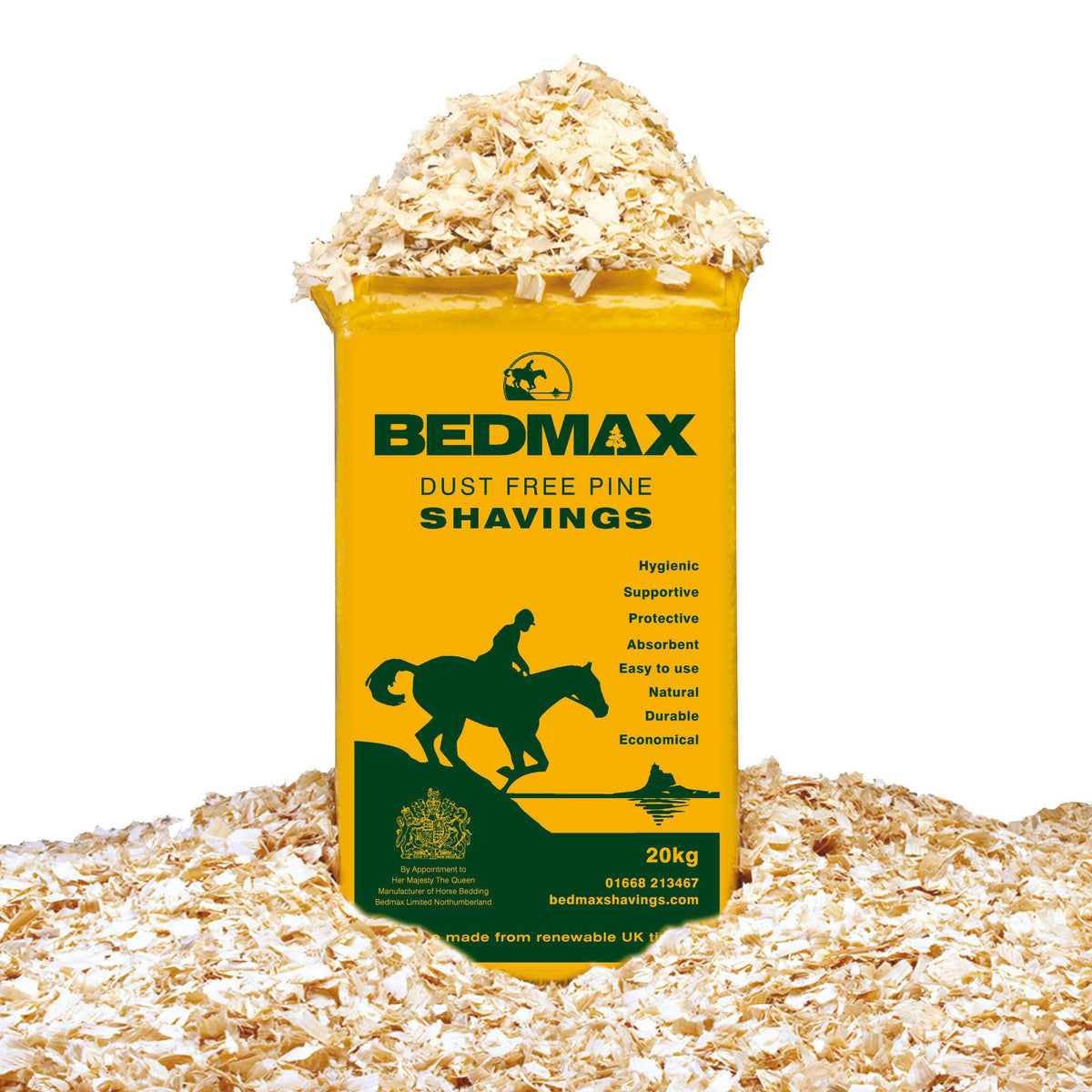 Bedmax Spåner Støvfri & Absorberende på hel palle