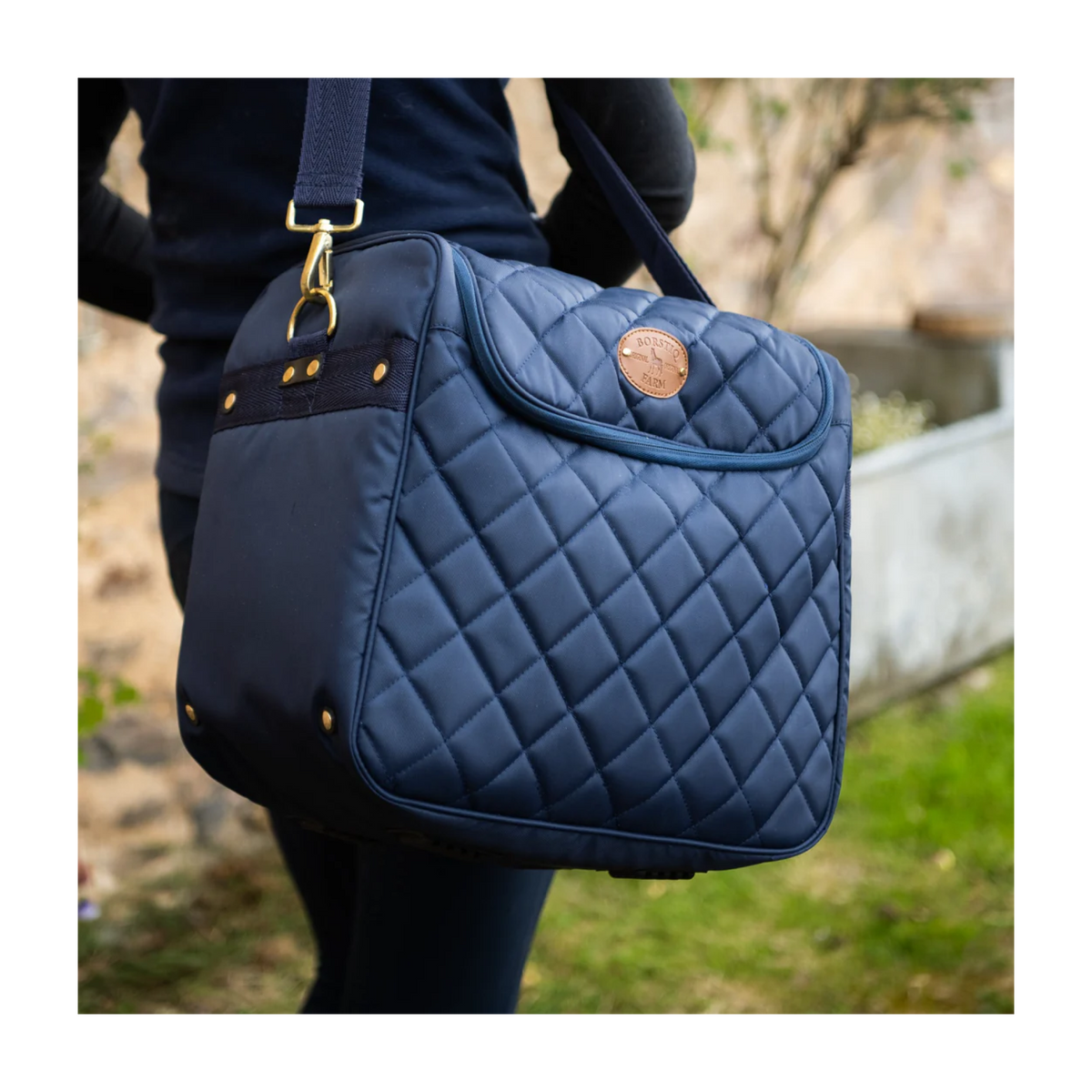 Borstiq Strigletaske / Groomingbag Navy til heste