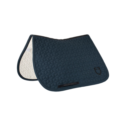 Equestro Underlag Spring 17" Navy/Navy til heste fra Trolle Company A/S