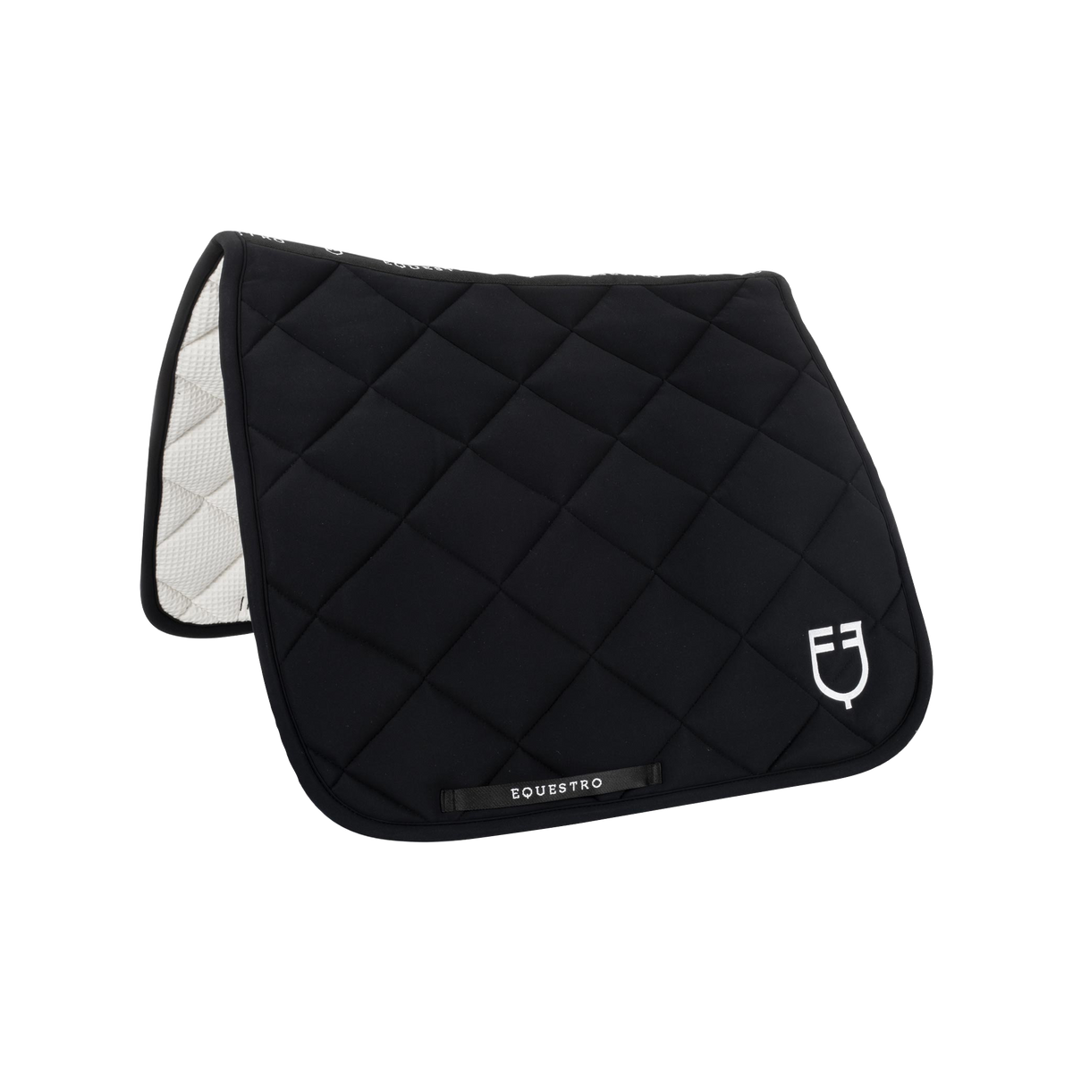 Equestro Underlag Dressur 17" Black/Black til heste fra Trolle Company A/S
