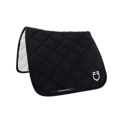 Equestro Underlag Dressur 17" Black/Black til heste fra Trolle Company A/S