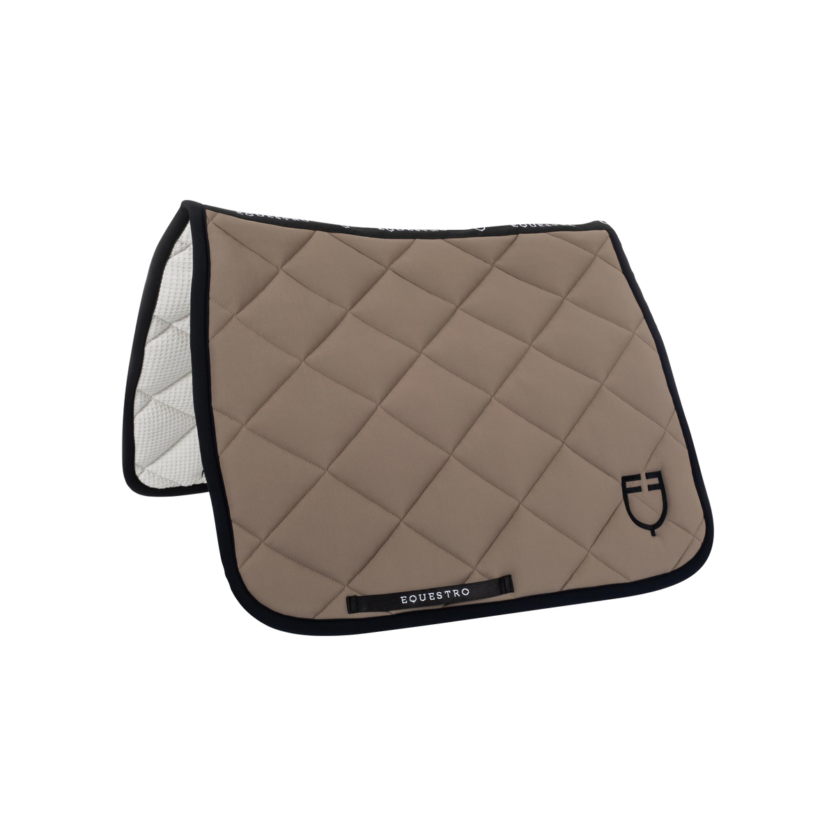 Equestro Underlag Dressur 17" Walnut/Black til heste fra Trolle Company A/S