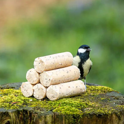 Fedtruller med frø, melorme og insekter 6 x 85 g fra Brogaarden