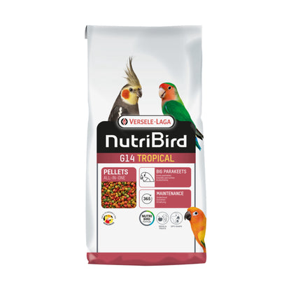 NutriBird G14 Tropical Parakit i 10 kg sæk til stuefugle fra Versele-Laga N.V. – billede 3