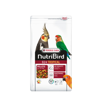 NutriBird G14 Tropical Parakit i 3 kg pose til stuefugle fra Versele-Laga N.V. – billede 3