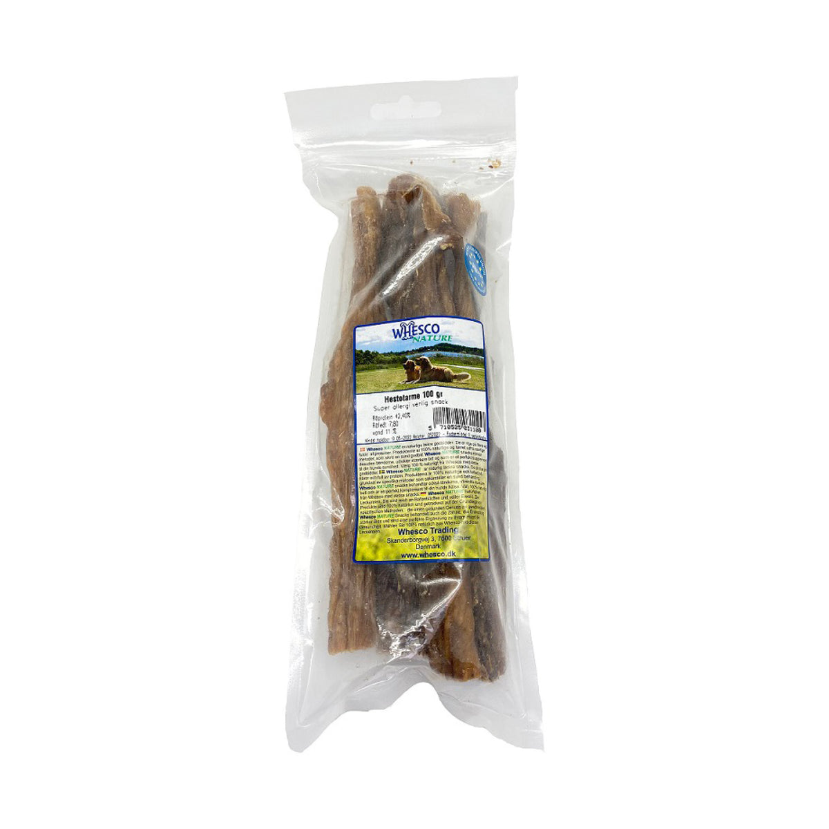 Hestetarme i 100 g pose til hunde fra Whesco – billede 2