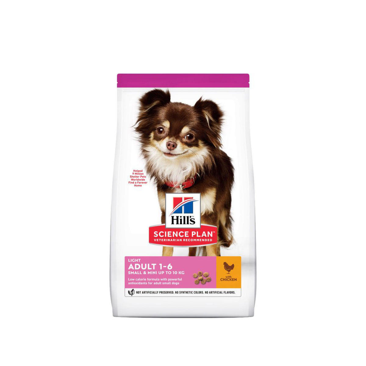 Hills Adult Light Small & Mini Chicken i 1,5 kg pose til hunde