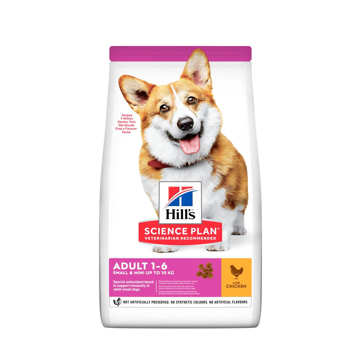 Hills Adult Small & Mini Chicken i 1,5 kg pose til hunde