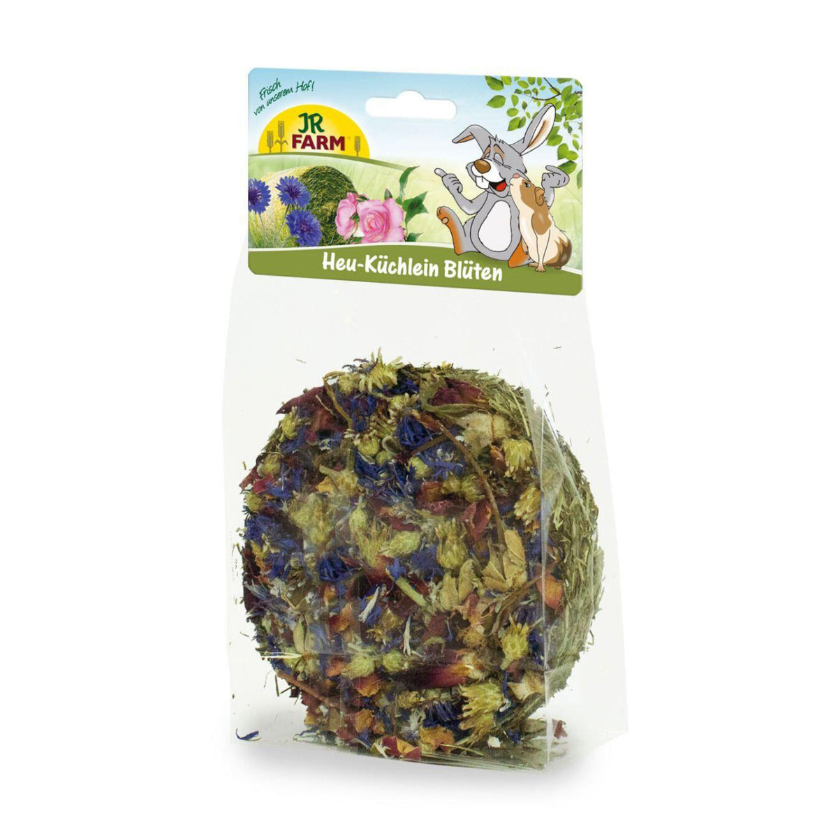 JR Farm Cookie m. Blomster i 75 g pose til kaniner og gnavere – billede 2