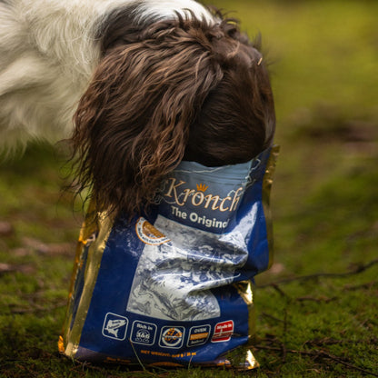 Kronch The Original 100% Laks i 600 g pose til hunde – billede 3