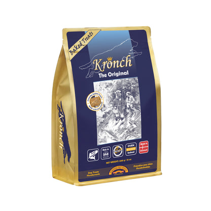 Kronch The Original 100% Laks i 600 g pose til hunde