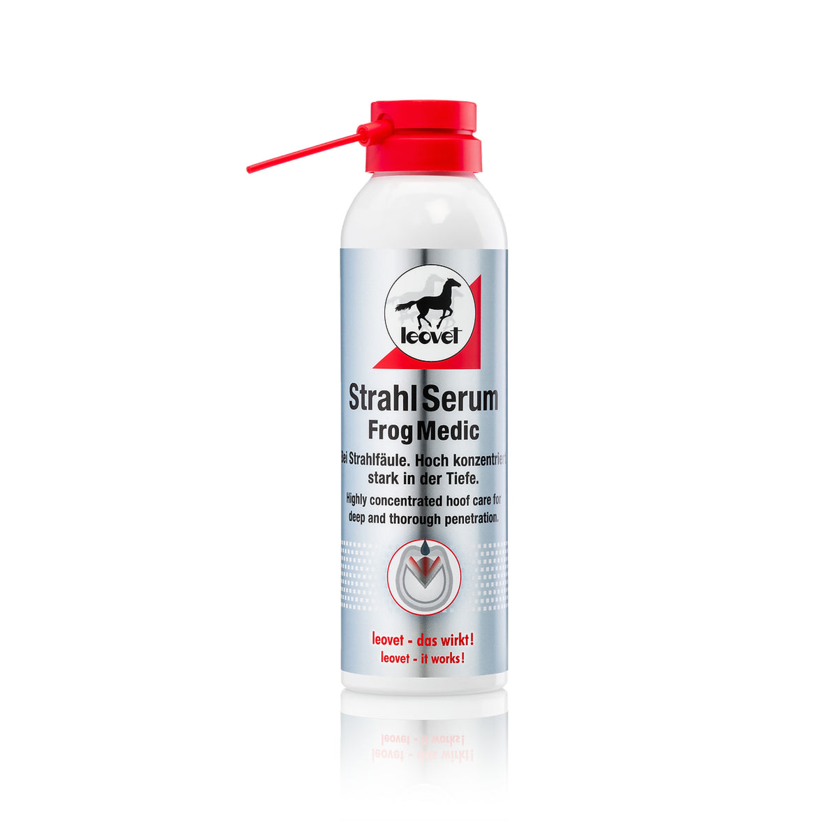 Leovet FrogMedic Spray Strålepleje i 200 ml flaske til heste