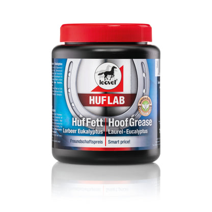 Leovet Hoof Lab Hoof Grease m. Eucalyptus i 750 ml flaske til heste