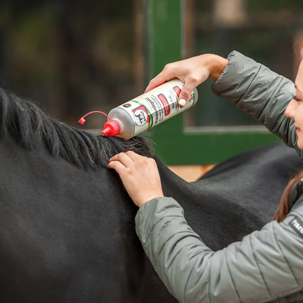 Leovet No Rub Anti Kløe i 500 ml flaske til heste – billede 2