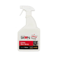NAF D-Itch Skin Spray Antikløe i 750 ml flaske til heste