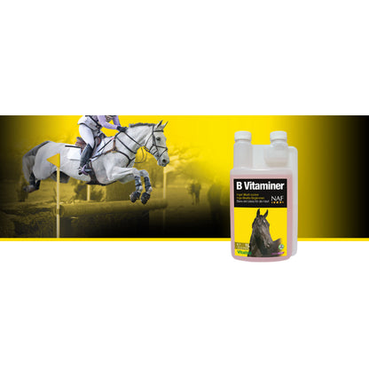 NAF B-Vitamin Liquid 1 ltr til heste – billede 2