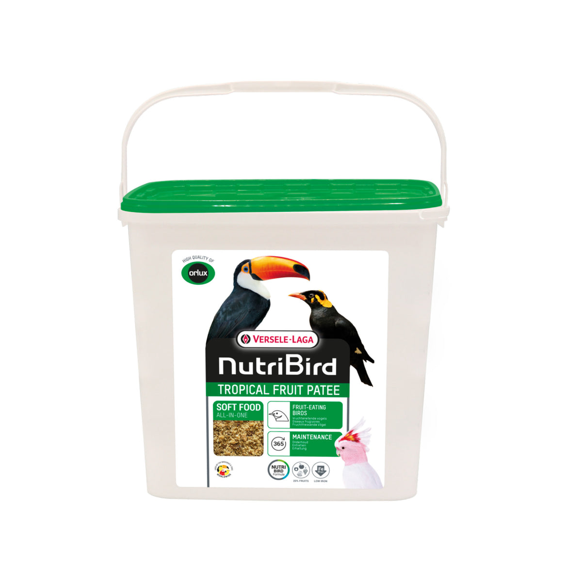 NutriBird Tropical Fruit Patee i 5 kg pose til høns fra MELDGAARD A/S