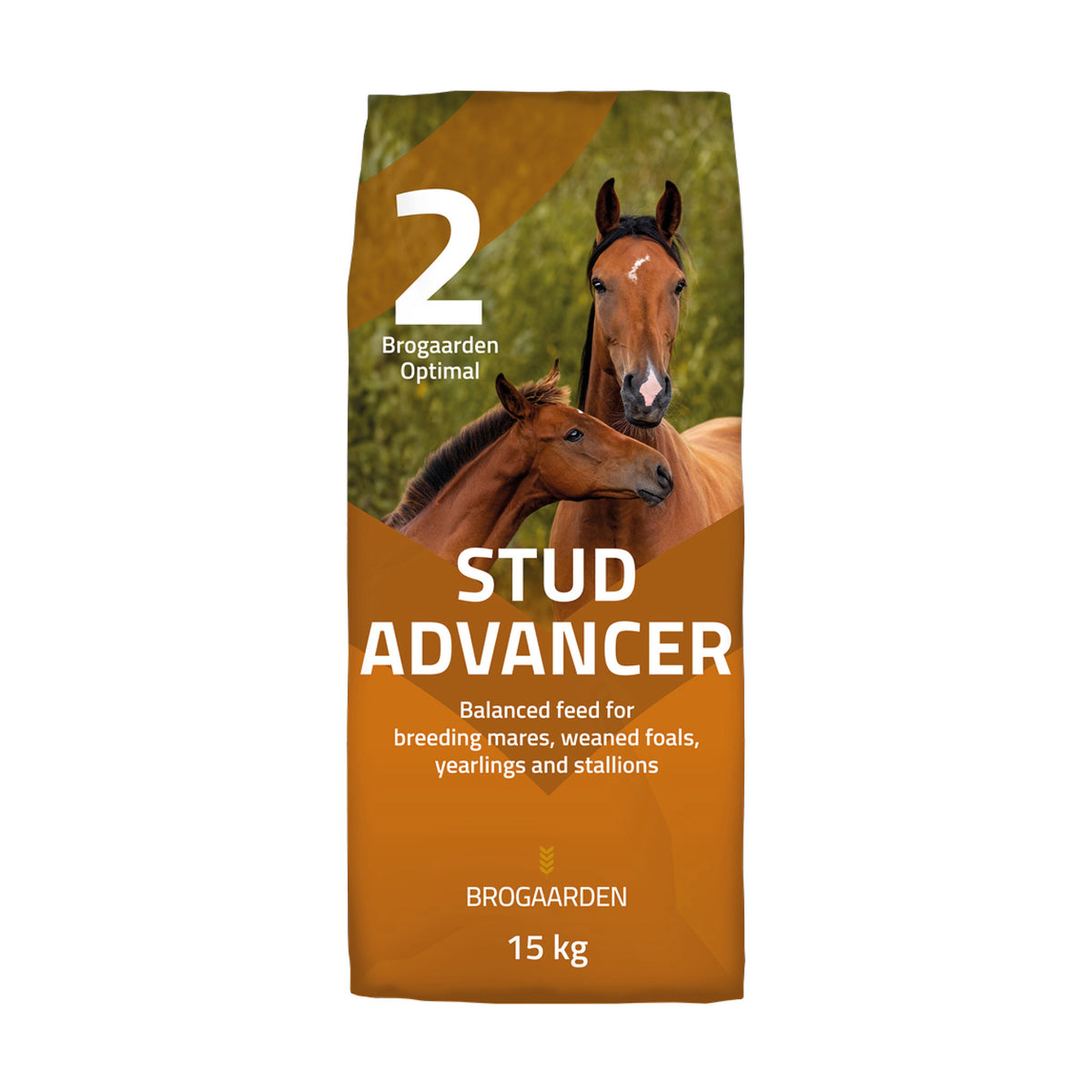 Optimal 2 Stud Advancer hestefoder i 15 kg sæk fra Brogaarden – billede 3