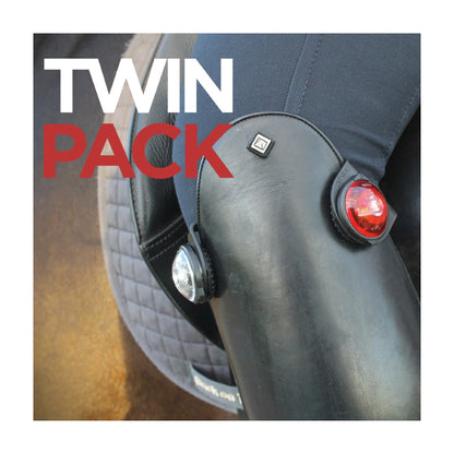 Orbiloc Dual Twin Pack Lygte Hest & Rytter til heste