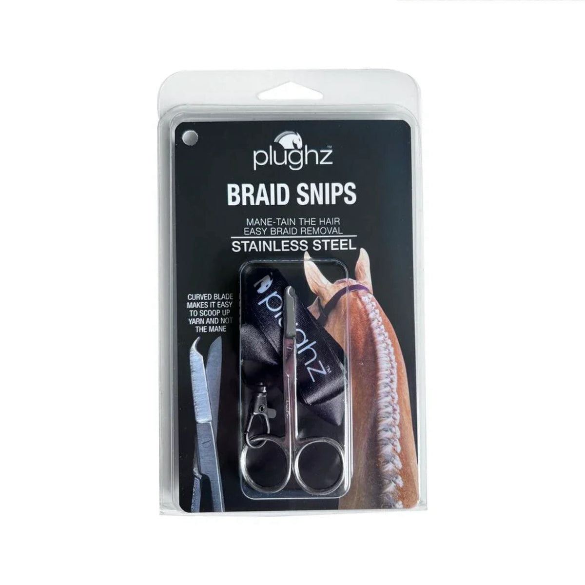 Plughz Braid Snips Saks til heste fra HORSE SQUARE – billede 2