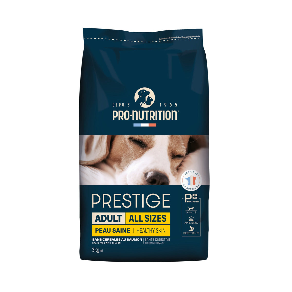 Prestige Adult Healthy Skin Laks i 3 kg pose til hunde